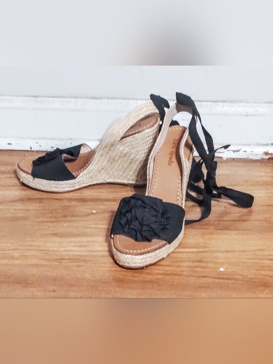 kate spade Shoes - Kate Spade Black Brown Sandal Vero Cuoio For Women Size 6.5 Summer Sandal